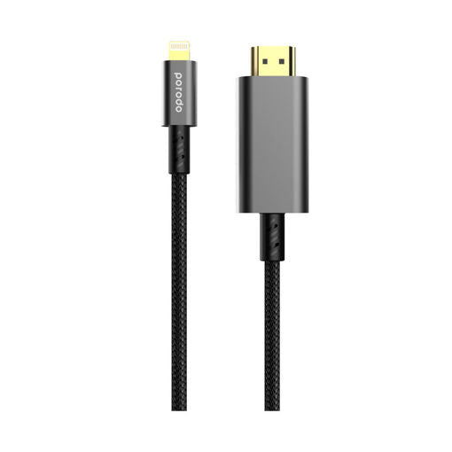 PORODO LIGHTNING HDMI BRAIDED CABLE