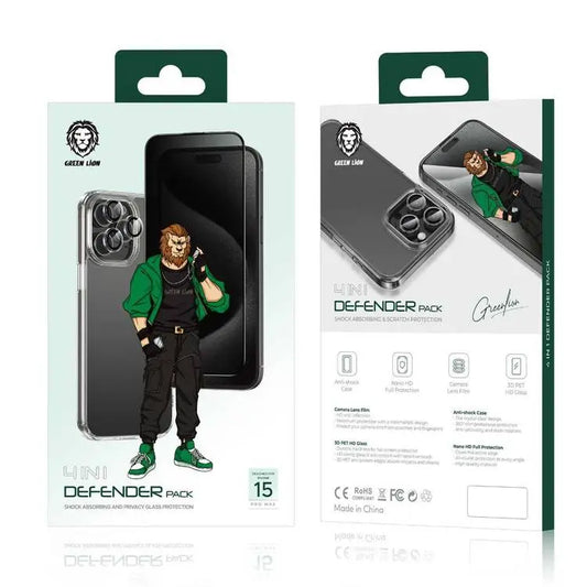 GREEN LION 4 IN 1 DEFENDER PACK PRIVACY 15 PRO