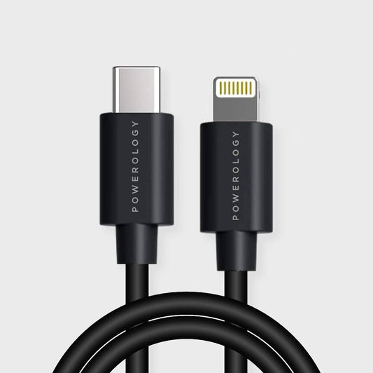 باورولوجي USB-C لايتنينج وكابل شحن