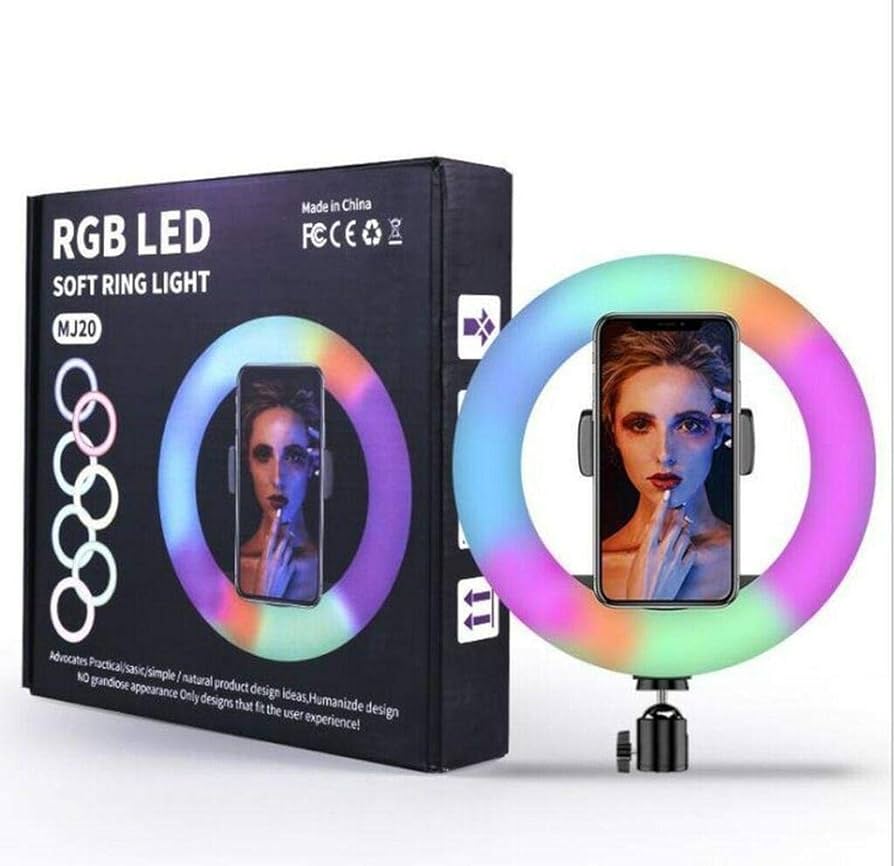 ضوء حلقة ناعم LED RGB (MJ26)