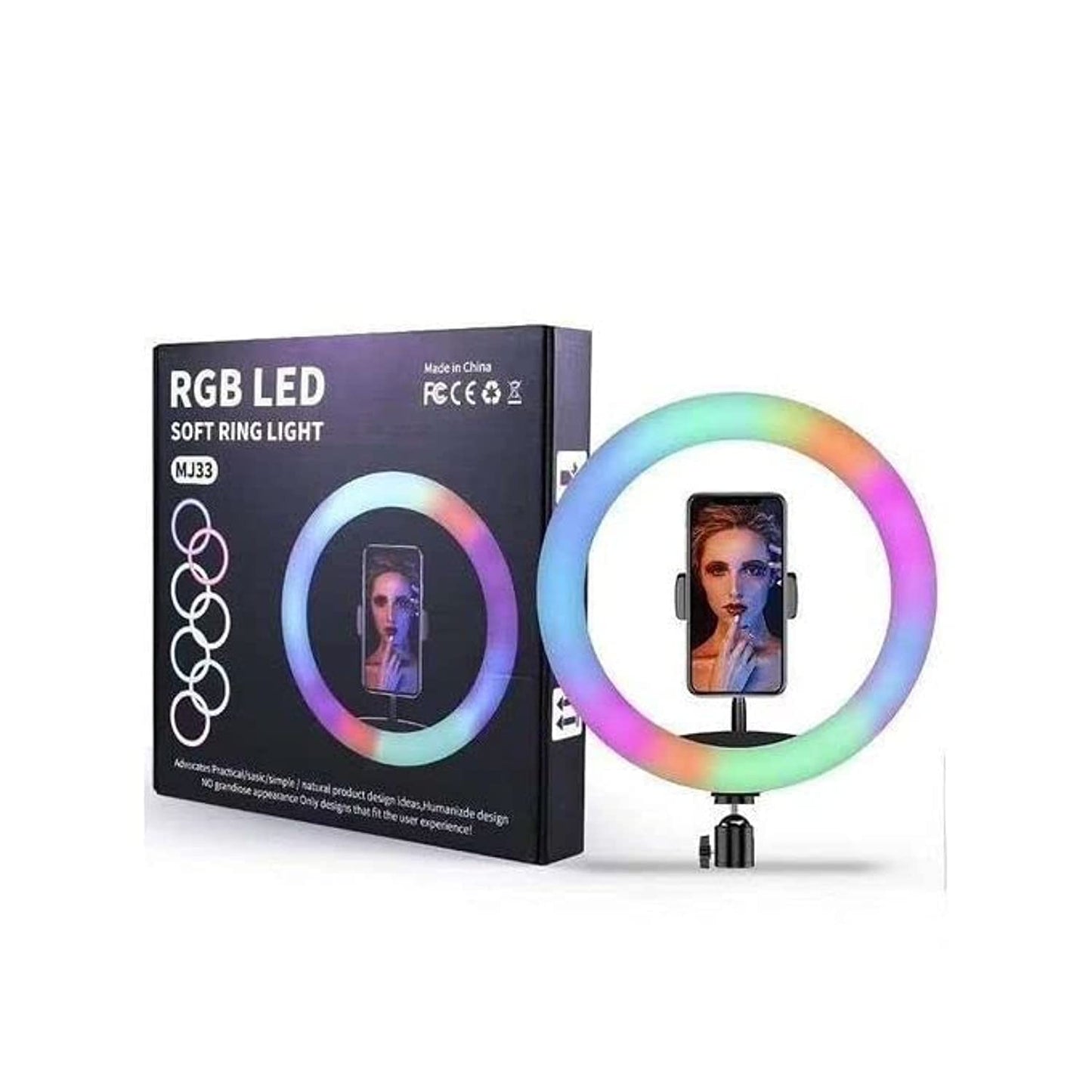 RGB LED SOFT RING LIGHT (MJ33)