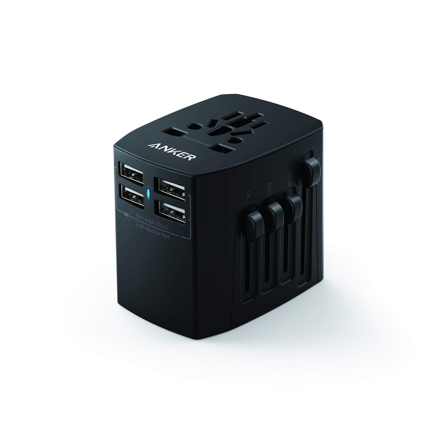 ANKER UNIVERSAL TRAVEL ADAPTER WITH 4 USB PORTS