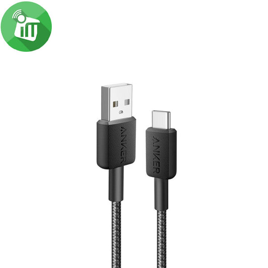 أنكر 322 كابل USB-A إلى USB-C (3FT مضفر)