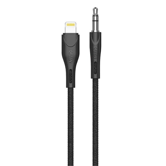 GREEN LION AUX TO LIGHTNING CABLE 1.2M