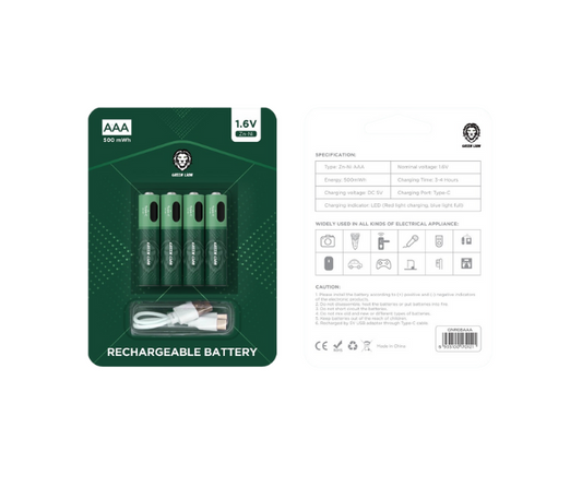 GREEN LION ALKLINE BATTERY AAA