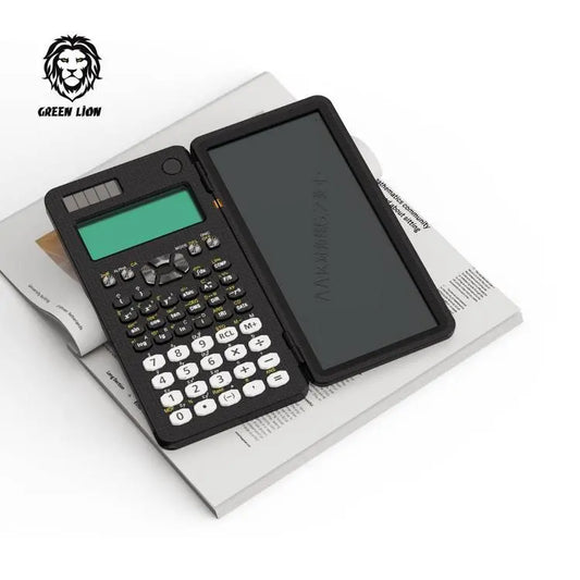 GREEN LION SCIENTIFIC CALCULATOR &WRITTING PAD